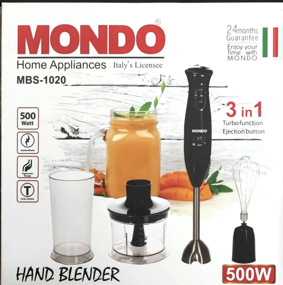 گوشت کوب برقی 3 کاره موندو(mondo) مدل ۱۰۲۰